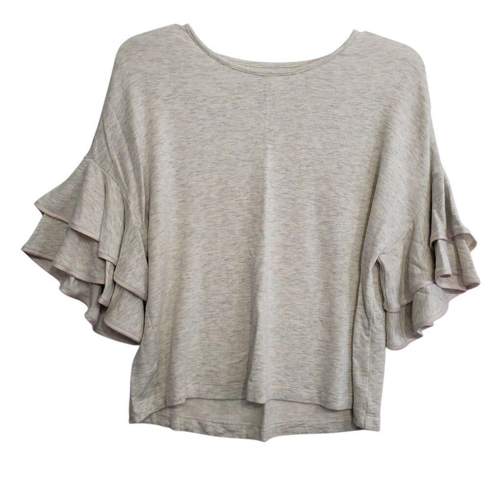 Lou & Grey Women's Small, Very Soft Blouse with Layered Bell Sleeves